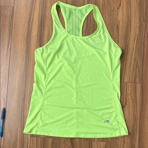 Marika Lime Green Racerback Tank Top